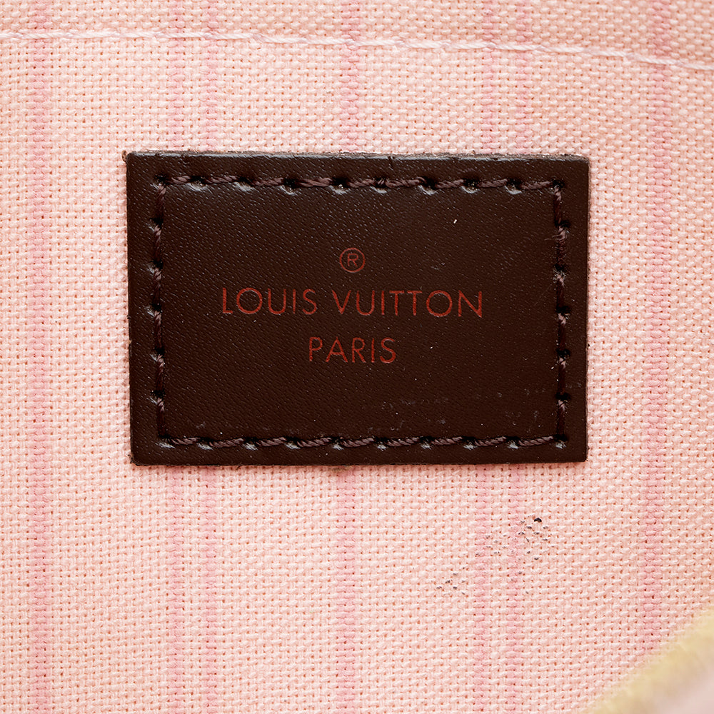 Louis Vuitton Damier Ebene Neverfull MM Pochette (SHF-19212)