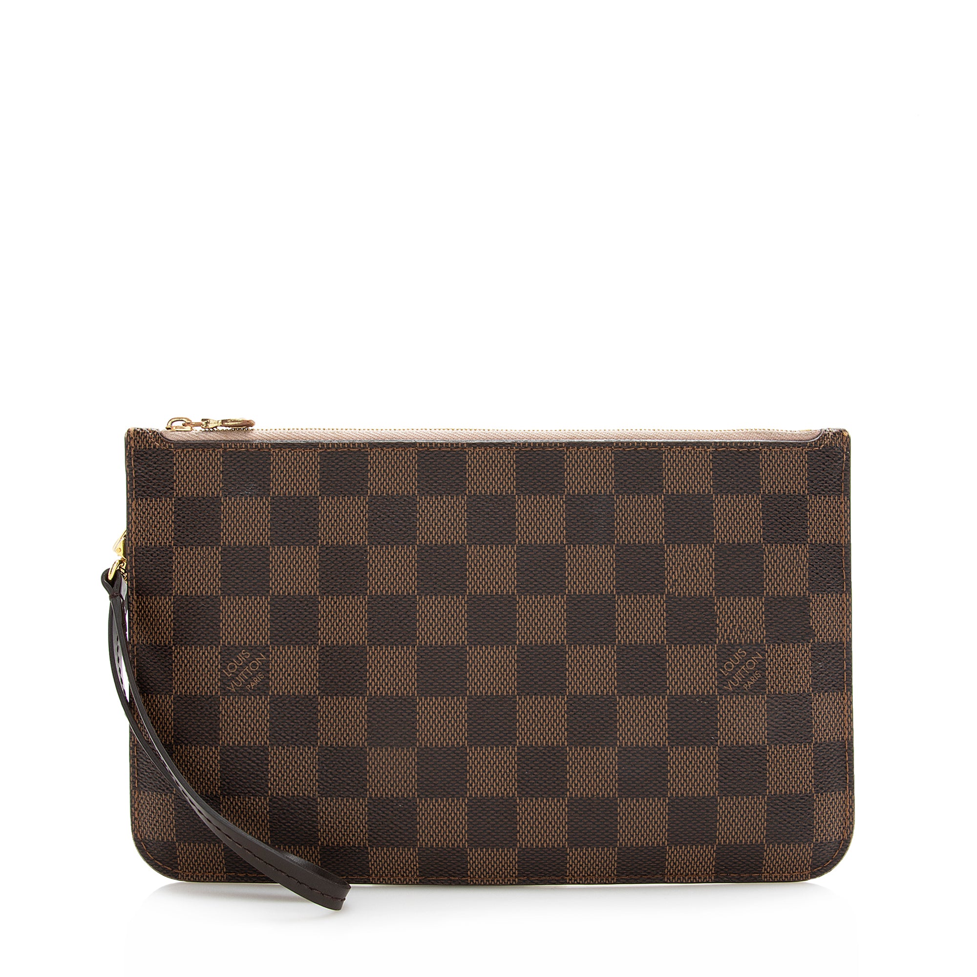 Louis Vuitton Damier Ebene Neverfull MM Pochette (SHF-22351)