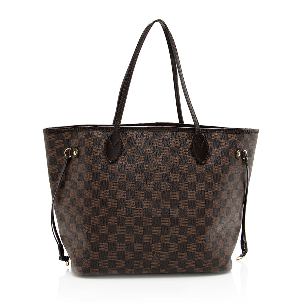Louis Vuitton Damier Ebene Neverfull MM Tote (SHF-18347)