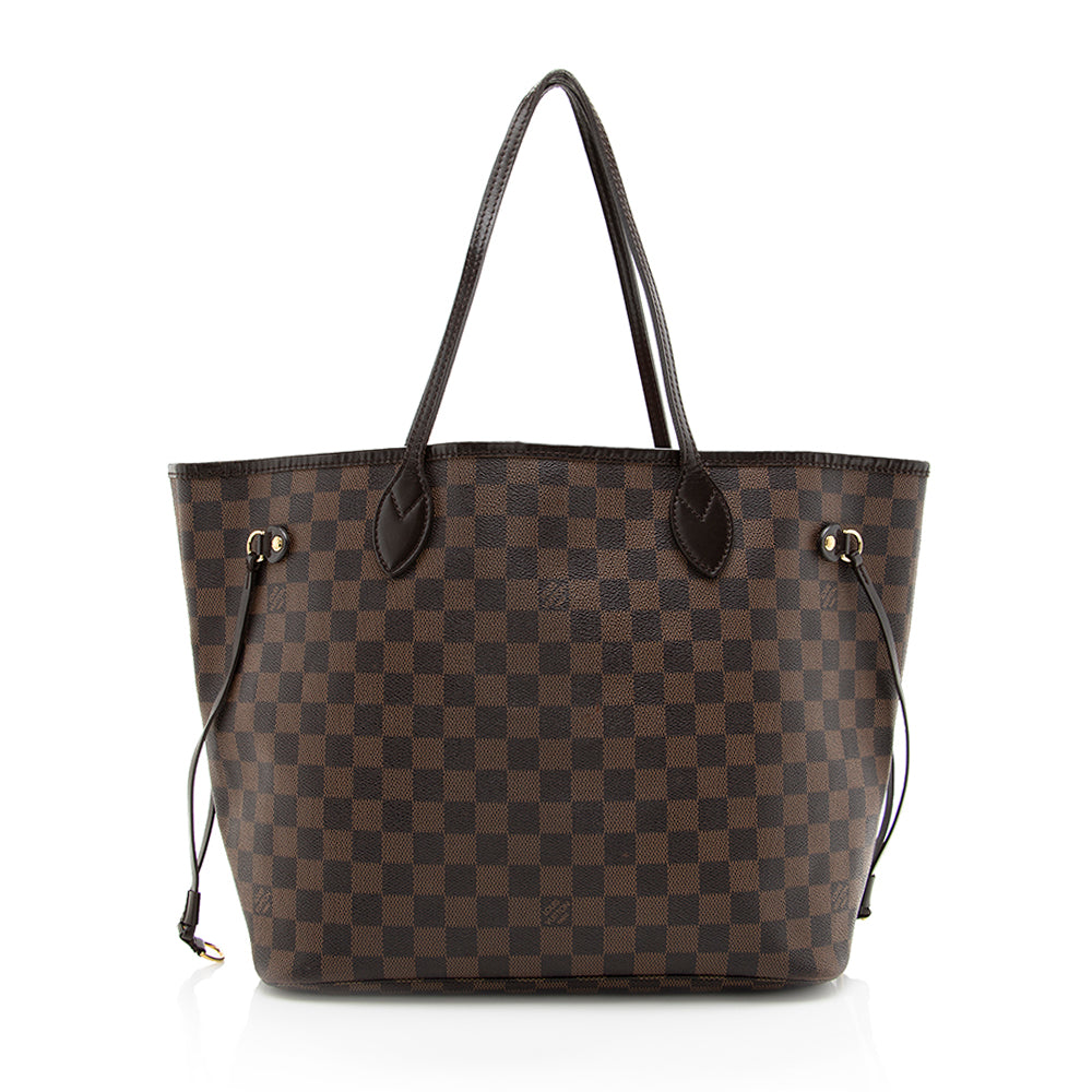 Louis Vuitton Damier Ebene Neverfull MM Tote (SHF-18347)