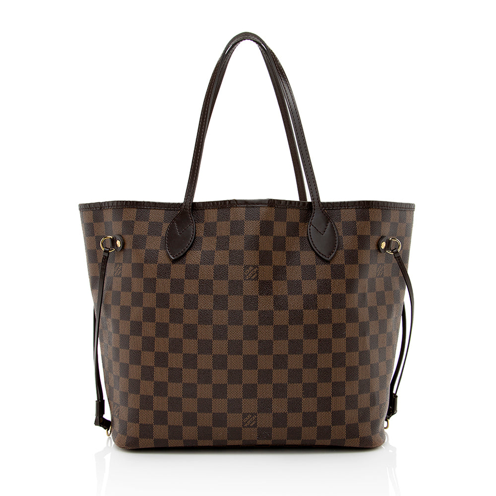 Louis Vuitton Damier Ebene Neverfull MM Tote (SHF-19052)