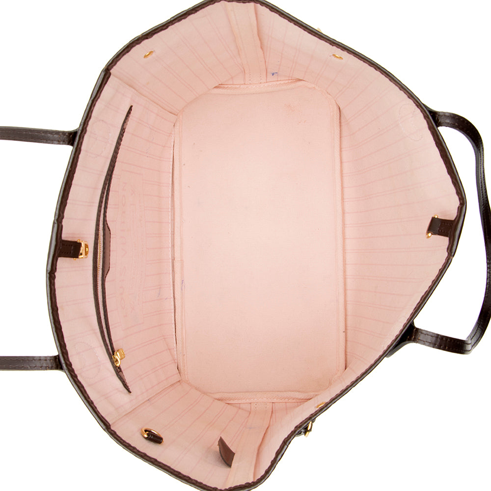 Louis Vuitton Damier Ebene Neverfull MM Tote (SHF-19052)