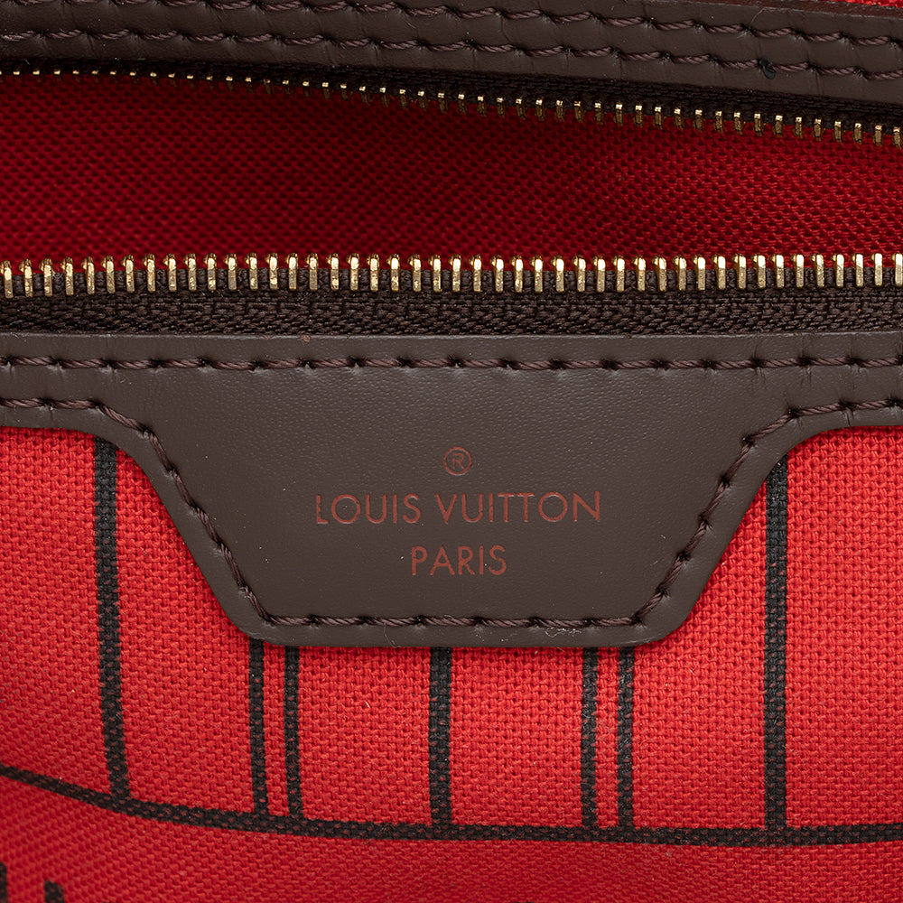Louis Vuitton Damier Ebene Neverfull MM Tote (SHF-20388)