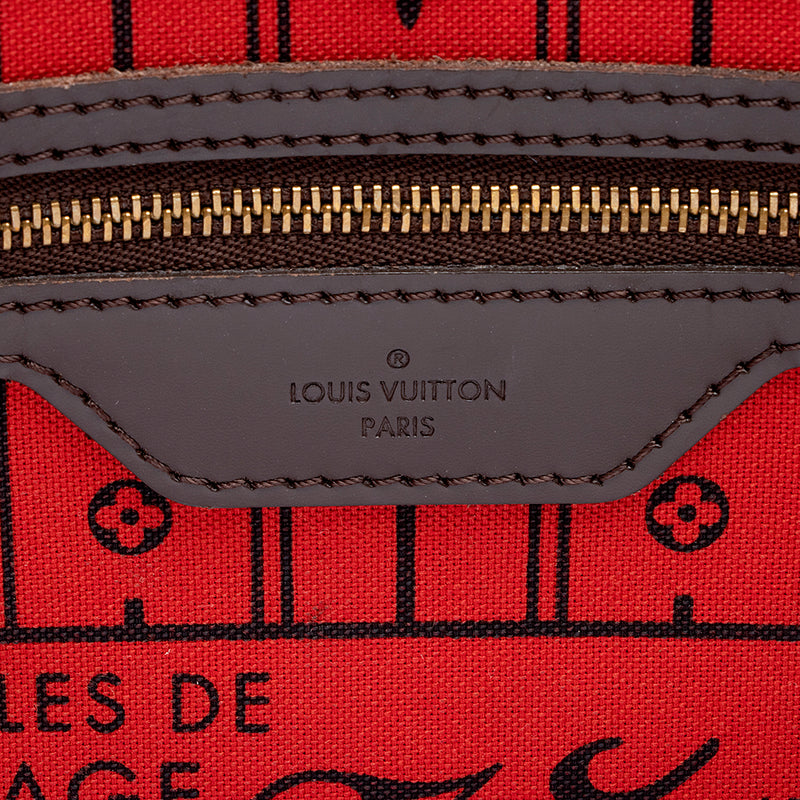 Louis Vuitton Damier Ebene Neverfull MM Tote (SHF-21931) – LuxeDH