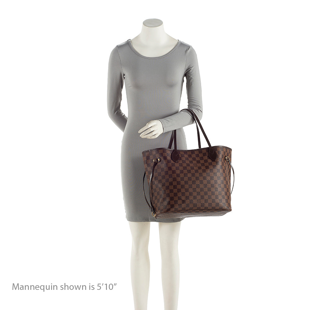 Louis Vuitton Damier Ebene Neverfull MM Tote (SHF-20010)