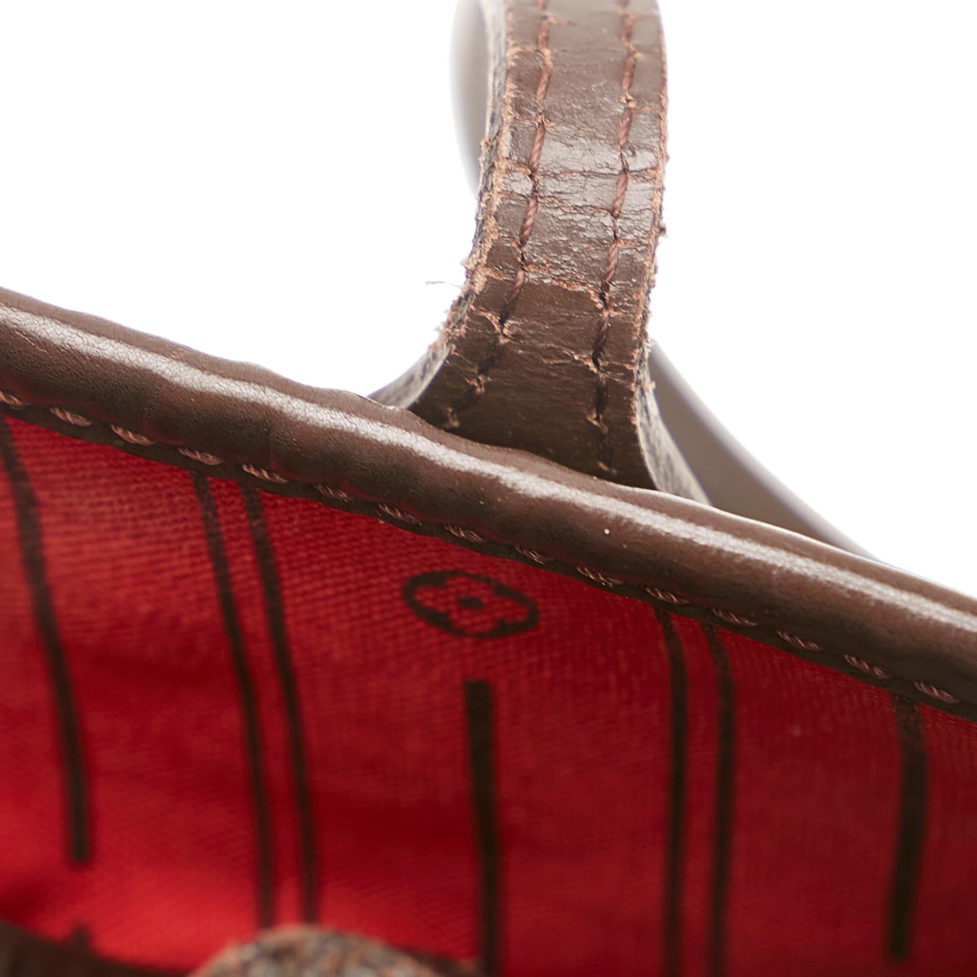 Louis Vuitton Damier Ebene Neverfull MM (SHG-37089)