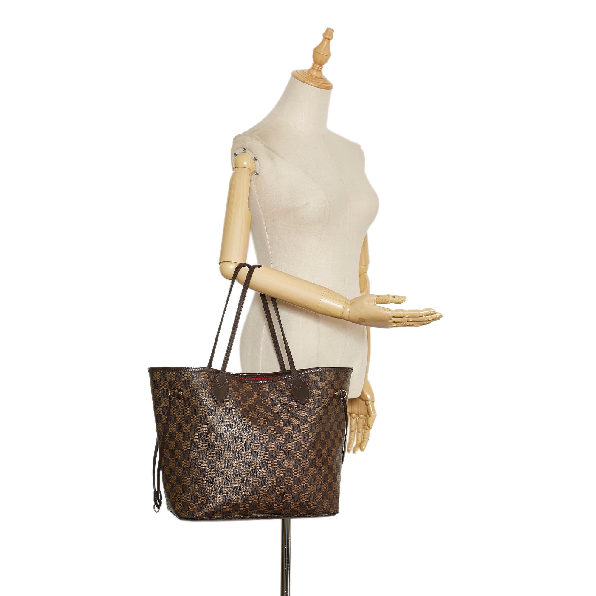 Louis Vuitton Damier Ebene Neverfull MM (SHG-37089)