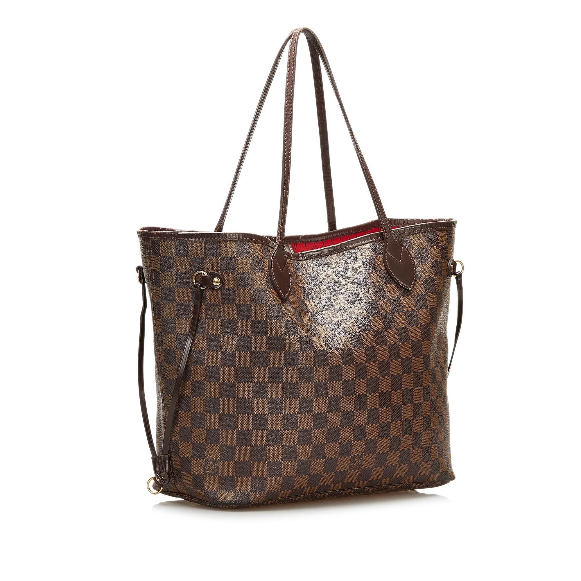Louis Vuitton Damier Ebene Neverfull MM (SHG-37089)