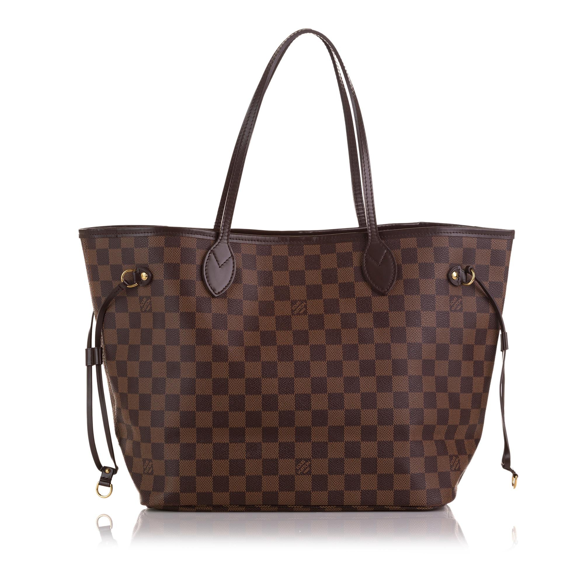 Louis Vuitton Damier Ebene Neverfull MM (SHG-iXDDhR)