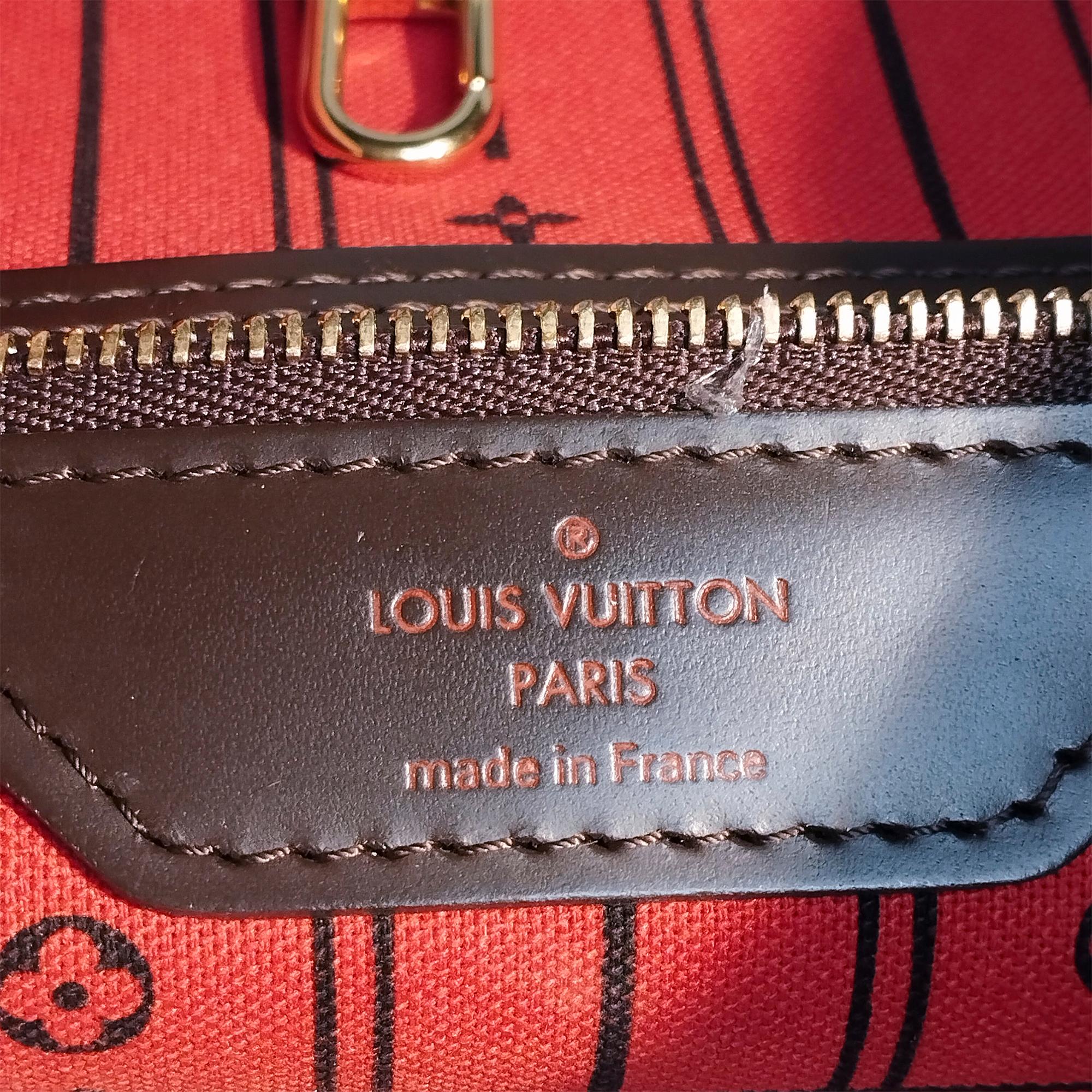 Louis Vuitton Damier Ebene Neverfull MM (SHG-iXDDhR)