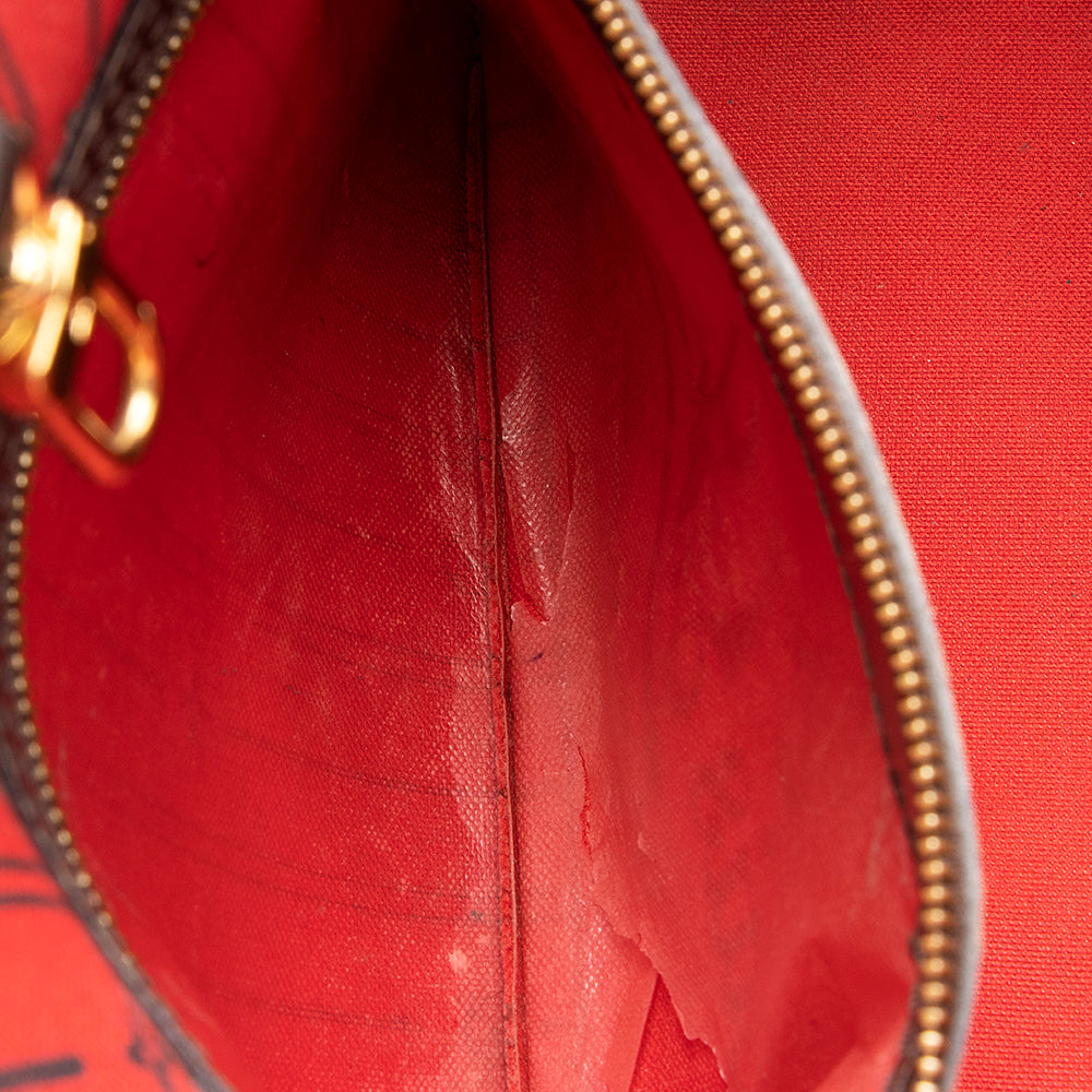 Louis Vuitton Damier Ebene Neverfull PM Tote (SHF-20385)