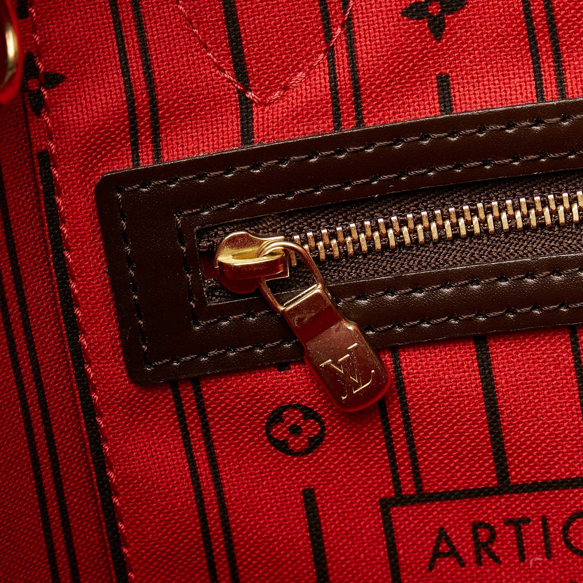 Louis Vuitton Damier Ebene Neverfull PM (SHG-36051)