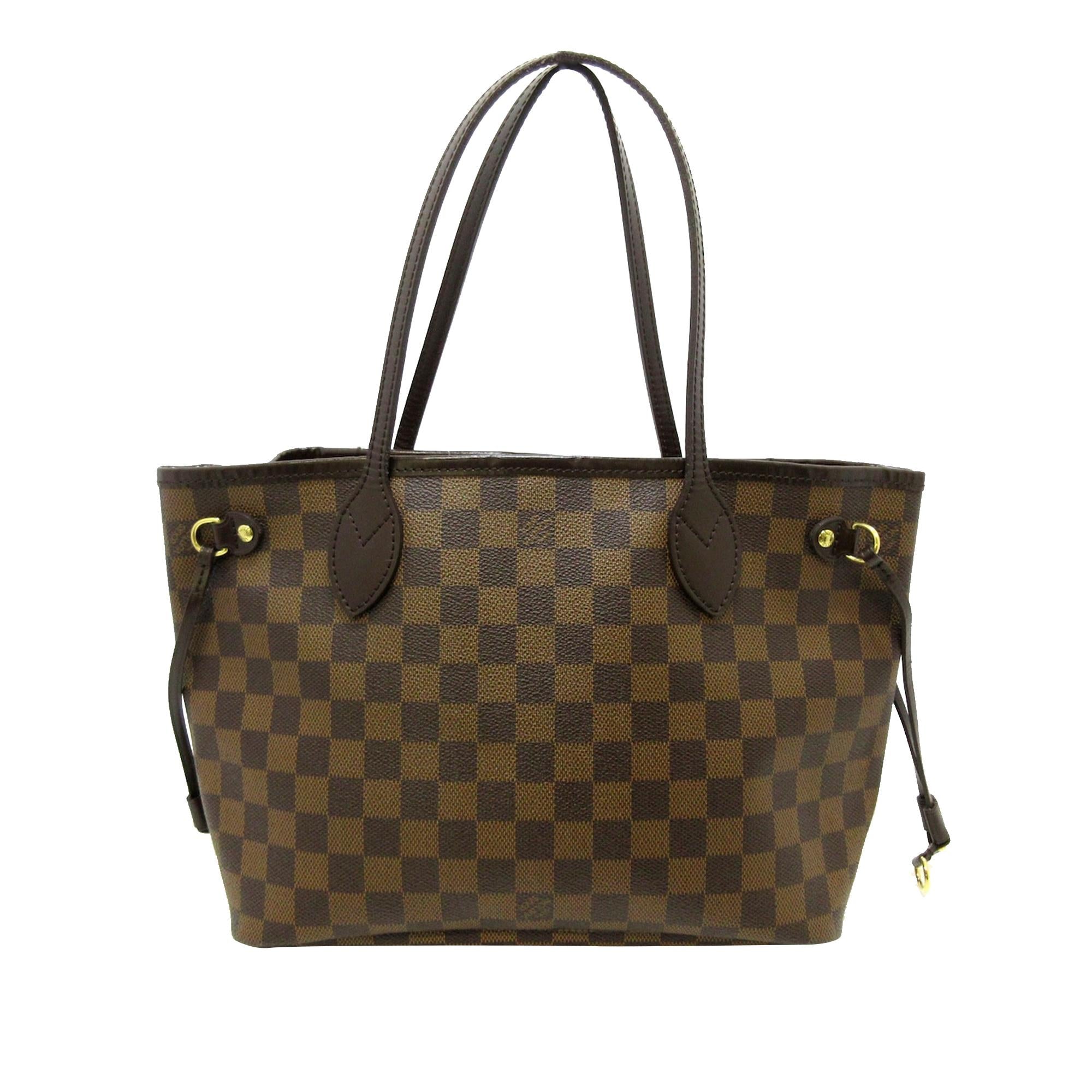 Louis Vuitton Damier Ebene Neverfull PM (SHG-37025)