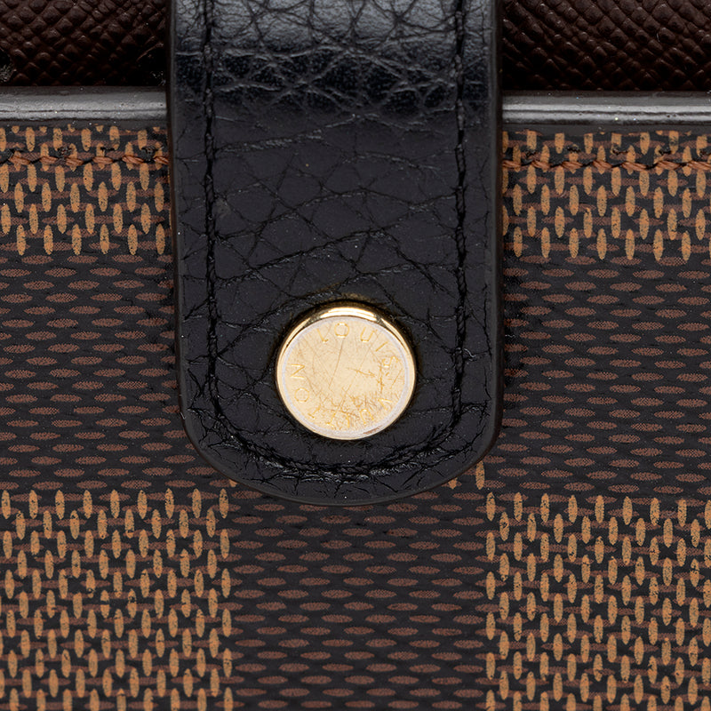 Used Louis Vuitton Damier Ebene Compact Zip Wallet