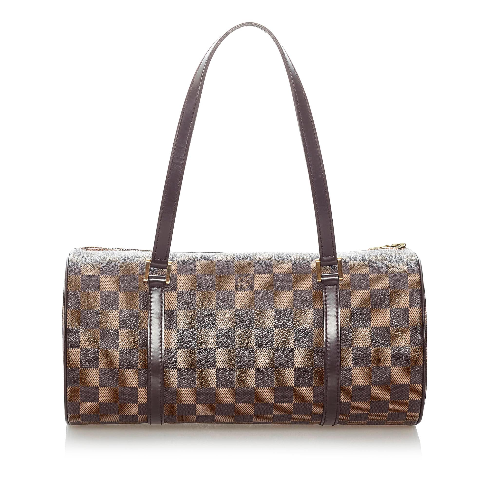 Louis Vuitton Damier Ebene Papillon 30 (SHG-31460)