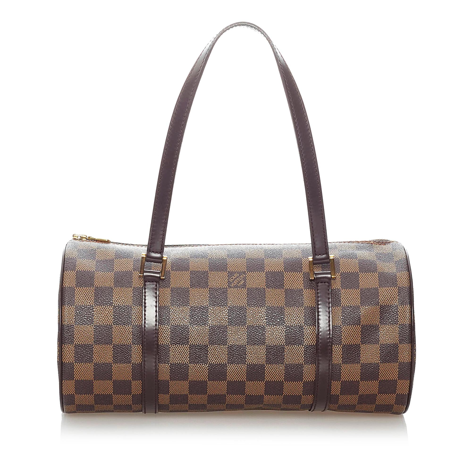 Louis Vuitton Damier Ebene Papillon 30 (SHG-31460)