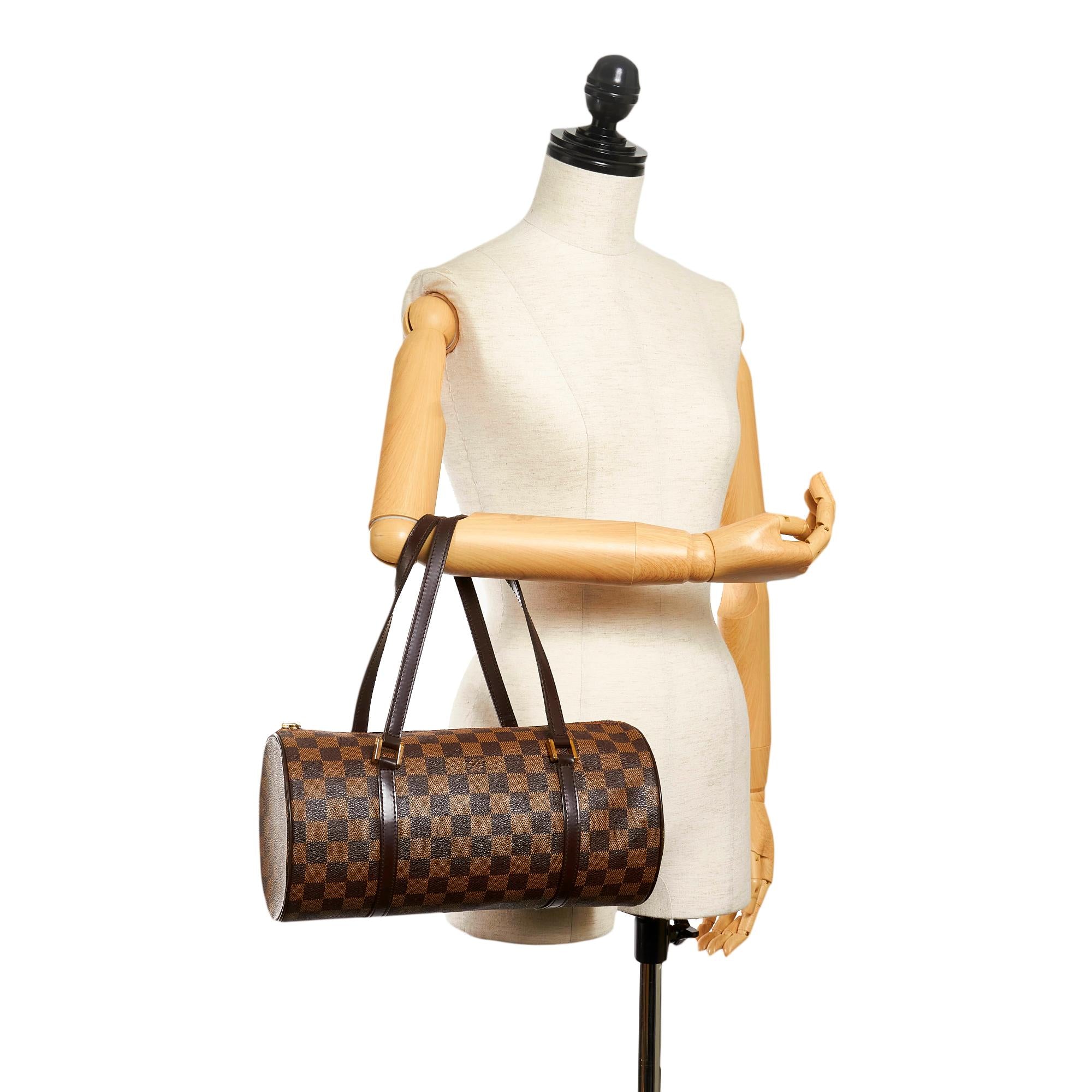 Louis Vuitton Damier Ebene Papillon 30 (SHG-31460)