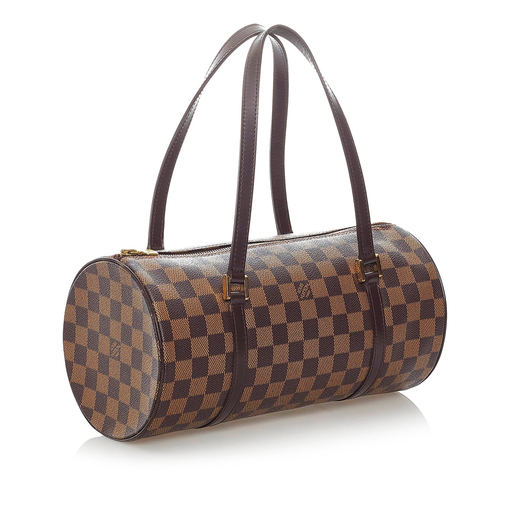 Louis Vuitton Damier Ebene Papillon 30 (SHG-31460)