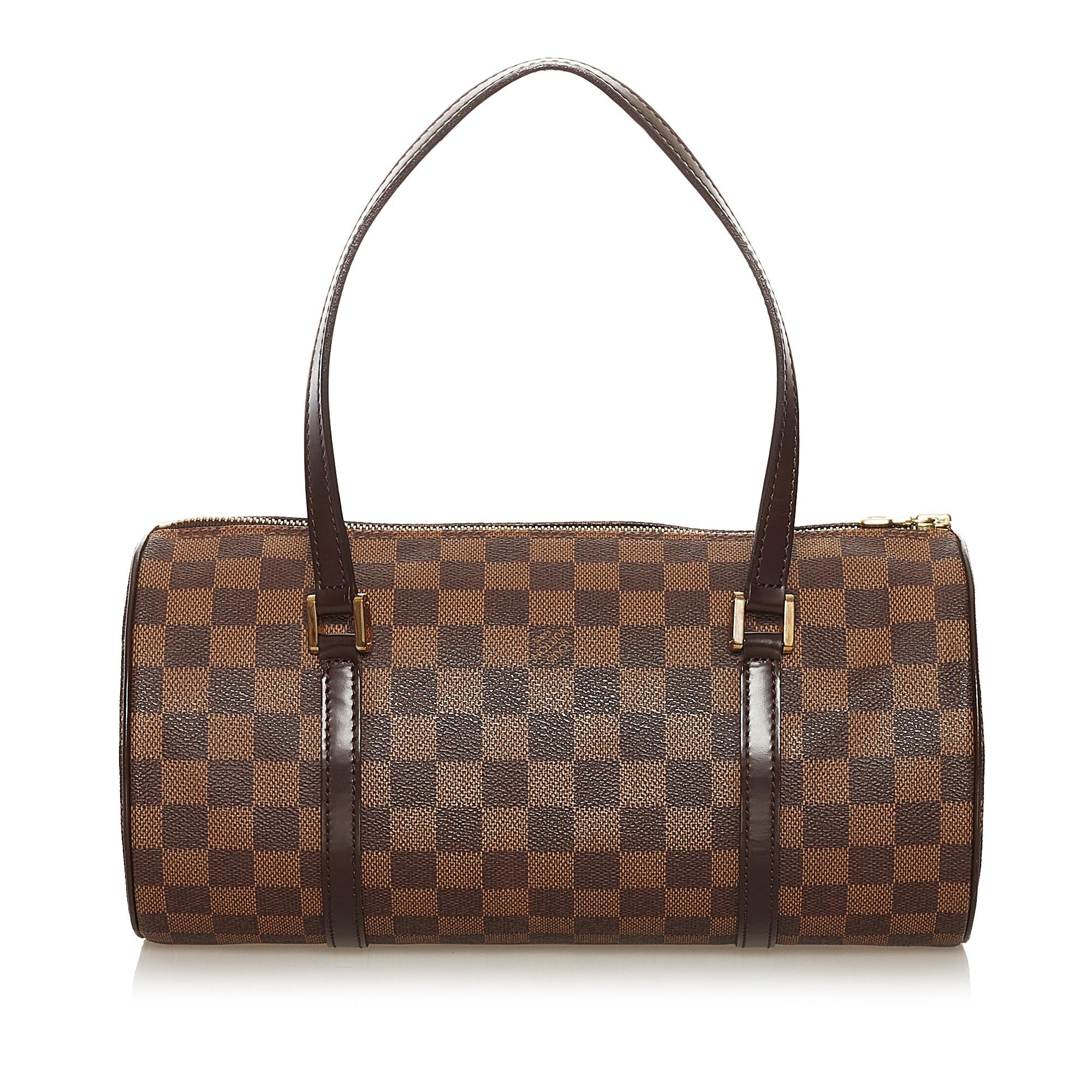 Louis Vuitton Damier Ebene Papillon 30 (SHG-34620)
