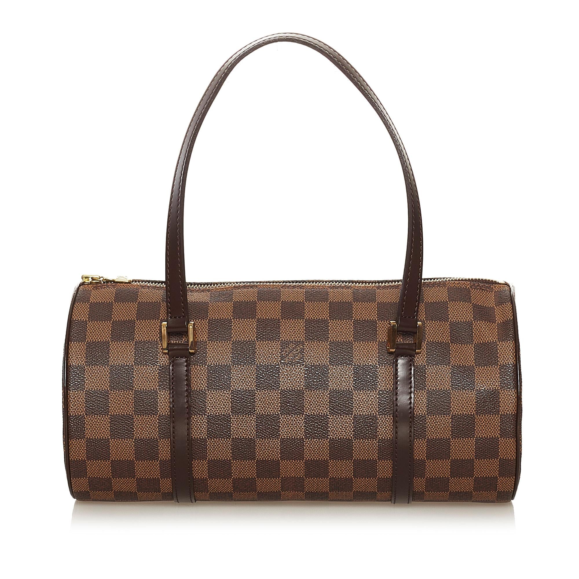 Louis Vuitton Damier Ebene Papillon 30 (SHG-34620)