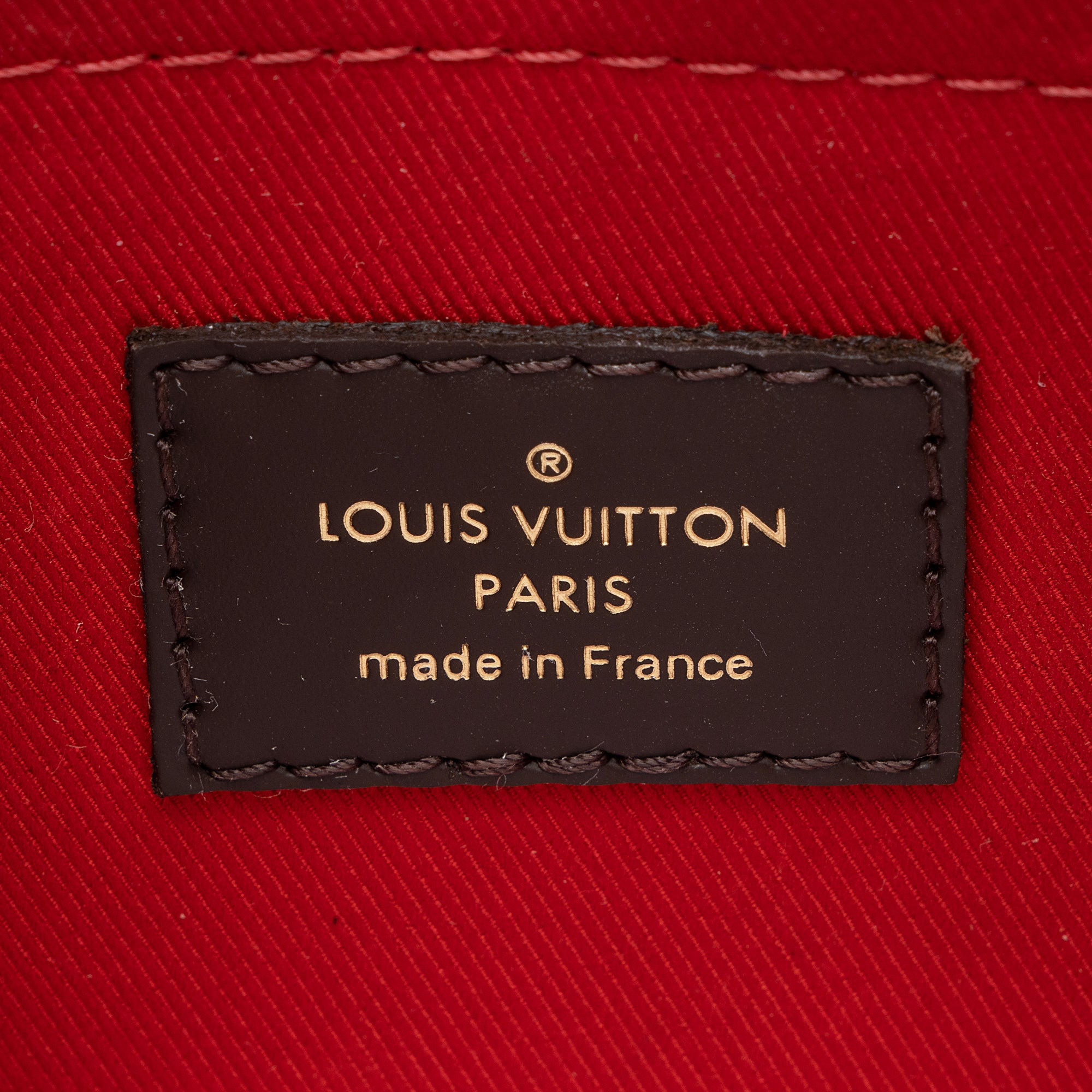 Louis Vuitton Limited Edition Damier Ebene Patches Croisette Shoulder Bag (SHF-22655)