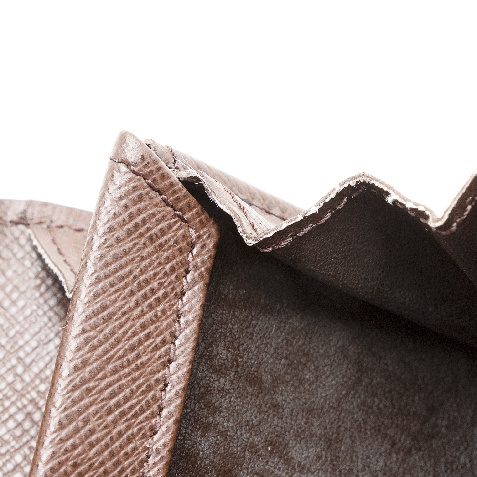 Louis Vuitton Damier Ebene Porte Monnaie Plat Coin Purse (SHF-22251)