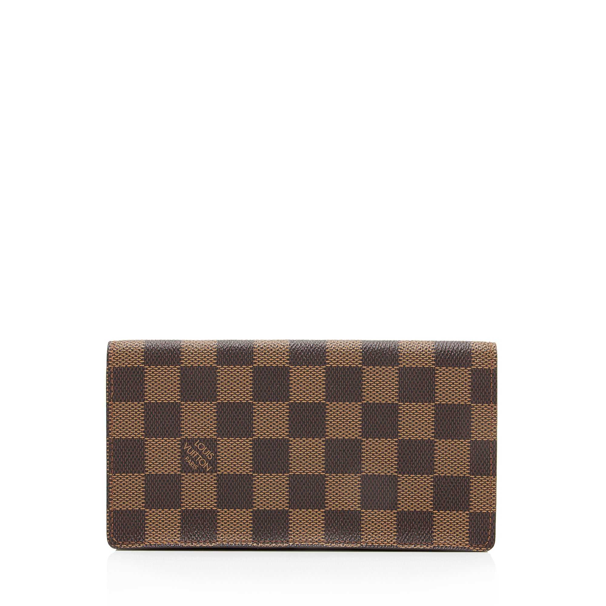 Louis Vuitton Damier Ebene Porte Valeurs Cartes Card Holder (SHF-23510)