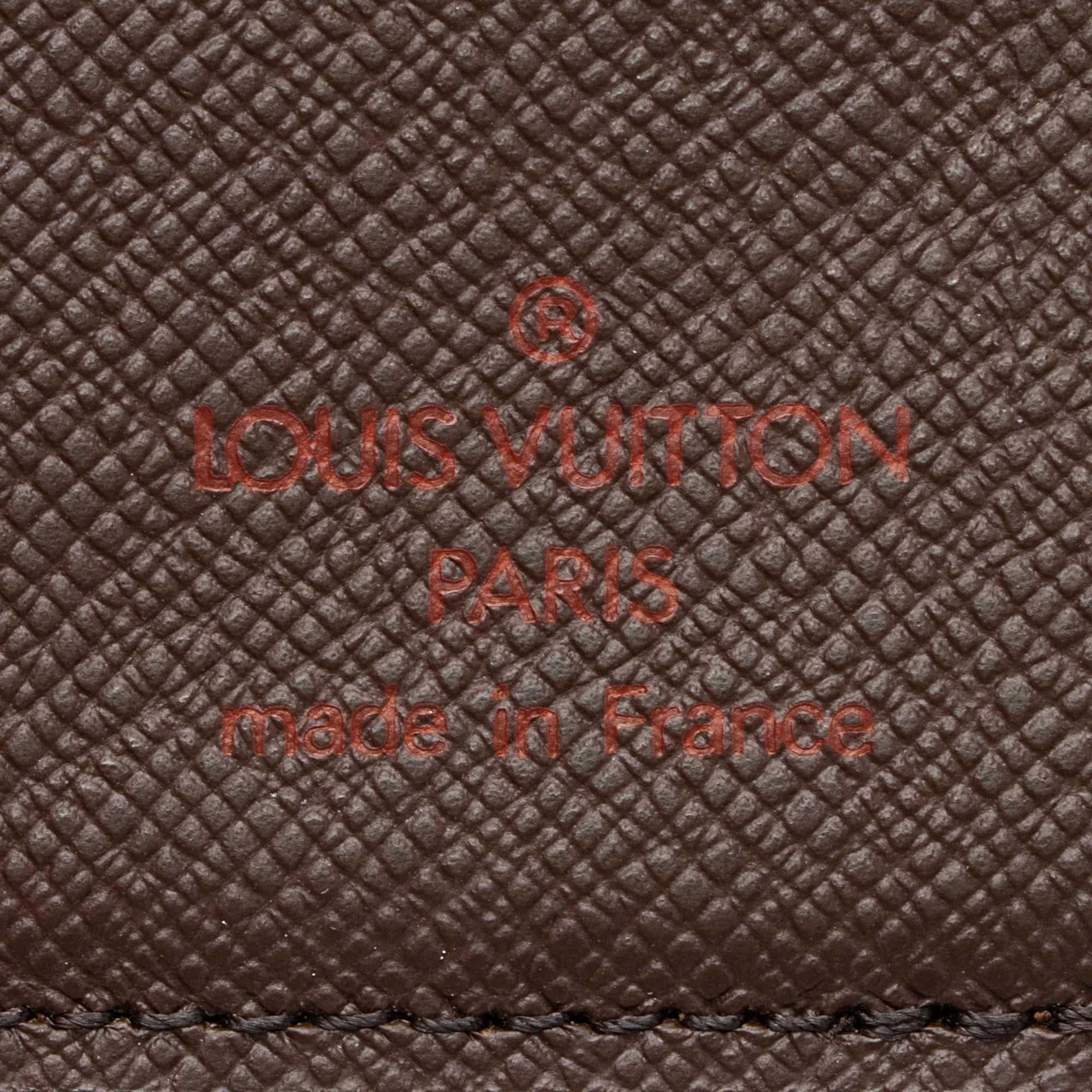 Louis Vuitton Damier Ebene Porte Valeurs Cartes Card Holder (SHF-23510)