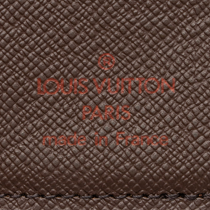 Louis Vuitton Damier Ebene Porte Valeurs Cartes Card Holder (SHF-23510)