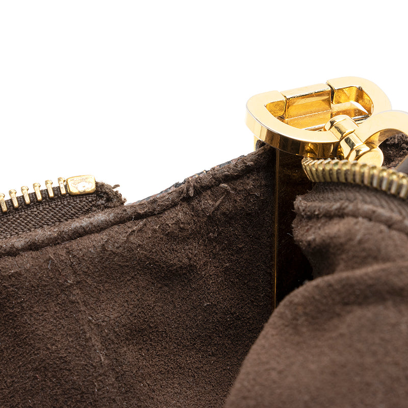 Louis Vuitton Damier Ebene Portobello PM Shoulder Bag (SHF-21549