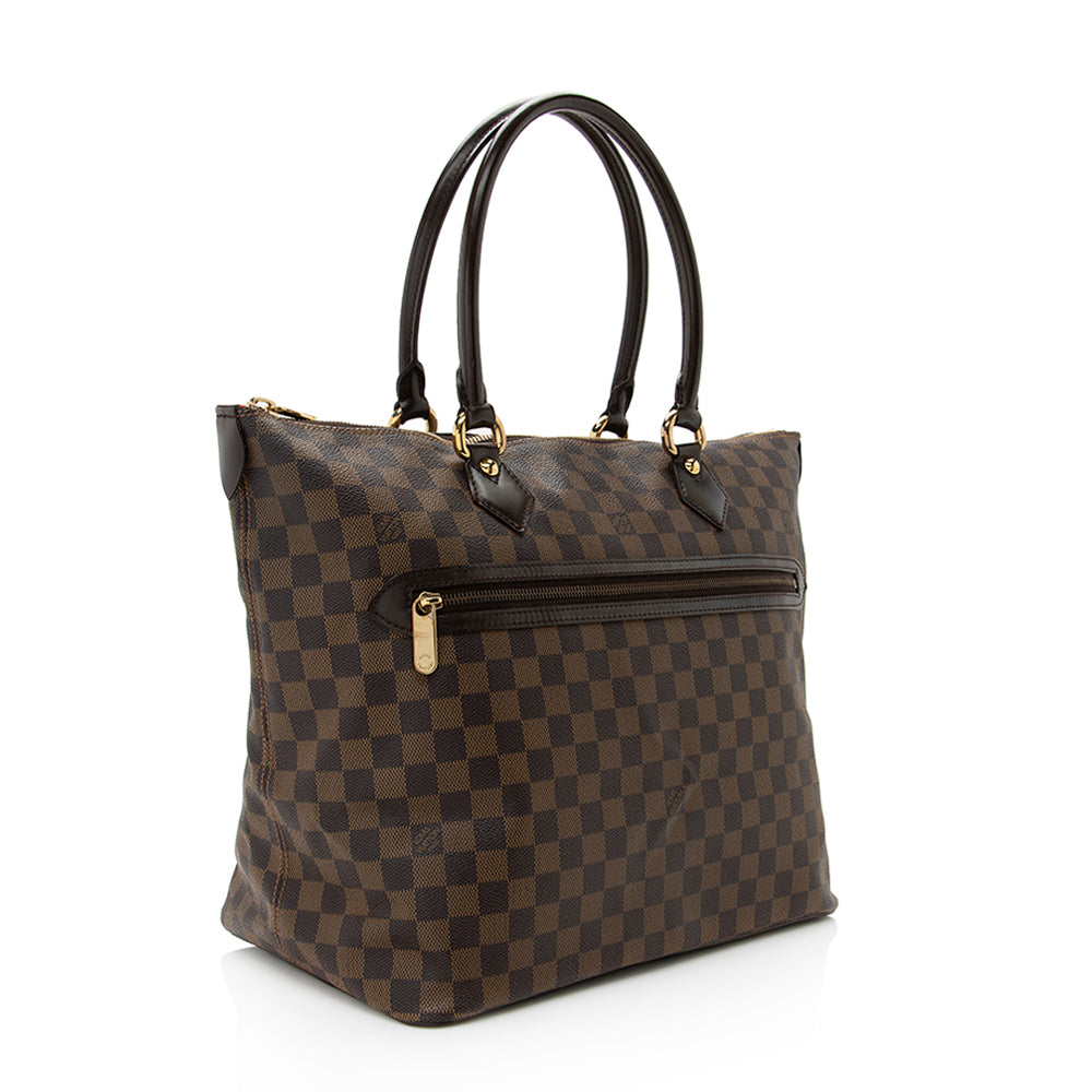 Louis Vuitton Damier Ebene Saleya GM Tote (SHF-19393)