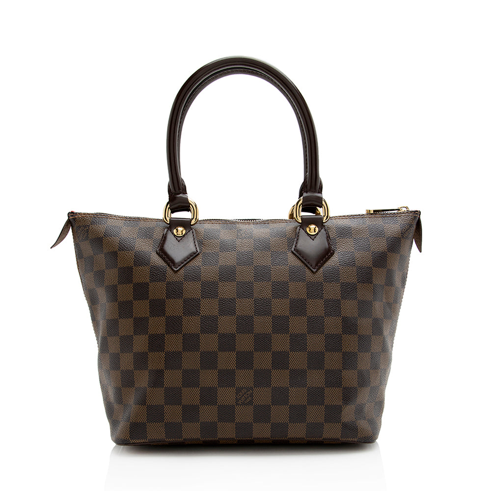 Louis Vuitton Damier Ebene Saleya PM Tote (SHF-22062)
