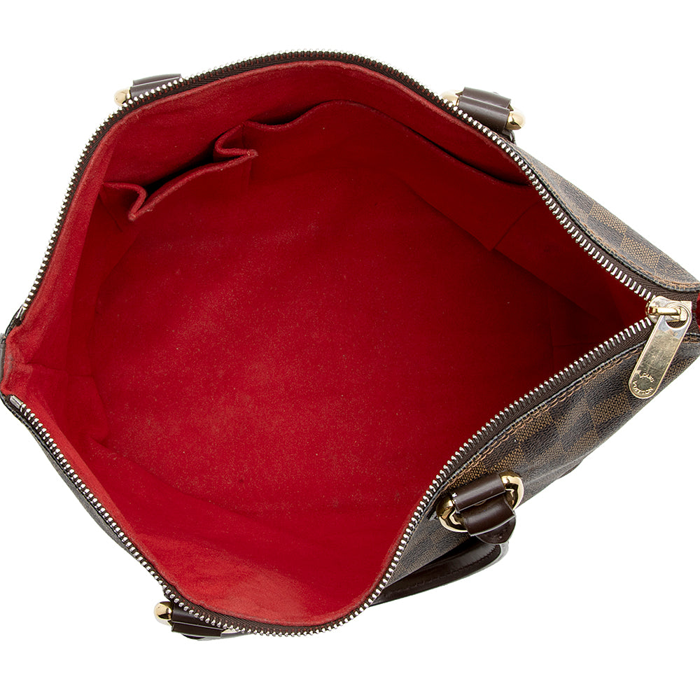 Louis Vuitton Damier Ebene Saleya PM Tote (SHF-22062)