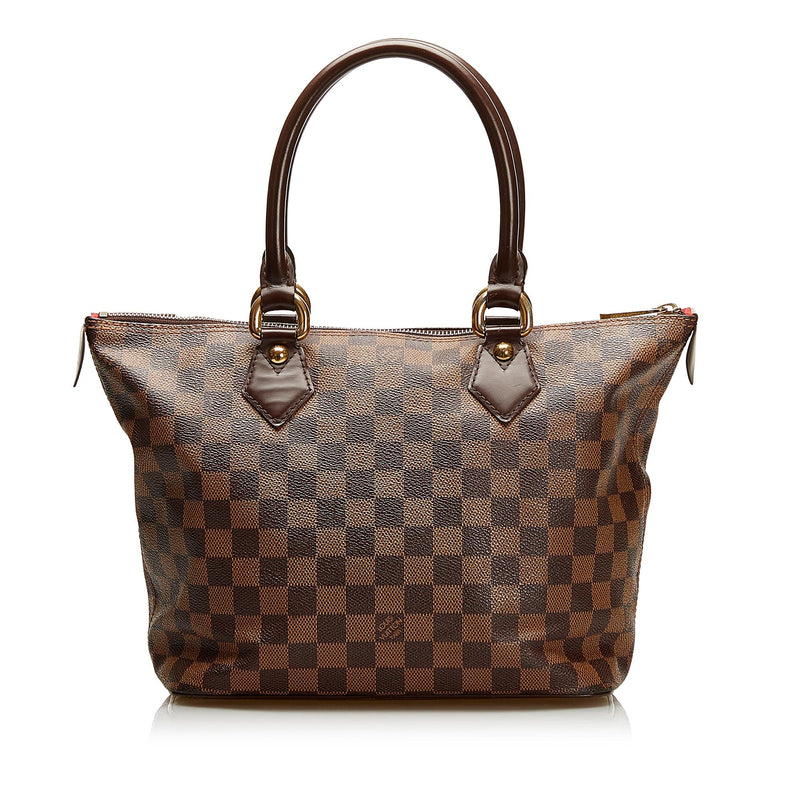 Louis Vuitton Saleya PM Damier Ebene Tote Shoulder Bag