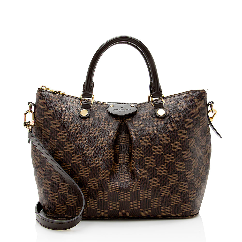 Louis Vuitton Damier Ebene Siena PM Satchel (SHF-19336)