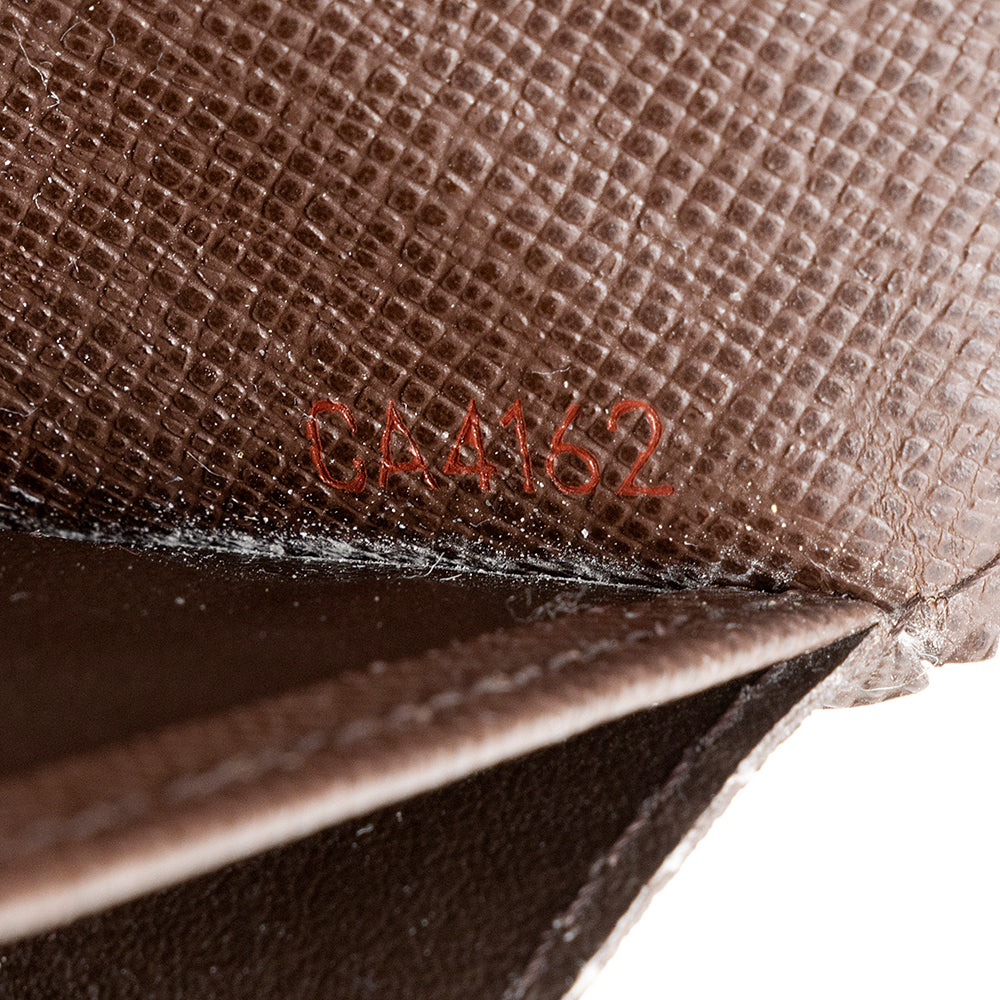 Louis Vuitton Damier Ebene Sistina Wallet (SHF-22035)