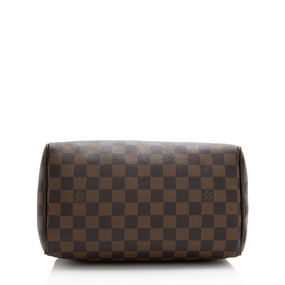 Louis Vuitton Damier Ebene Speedy 25 Satchel (SHF-22073)