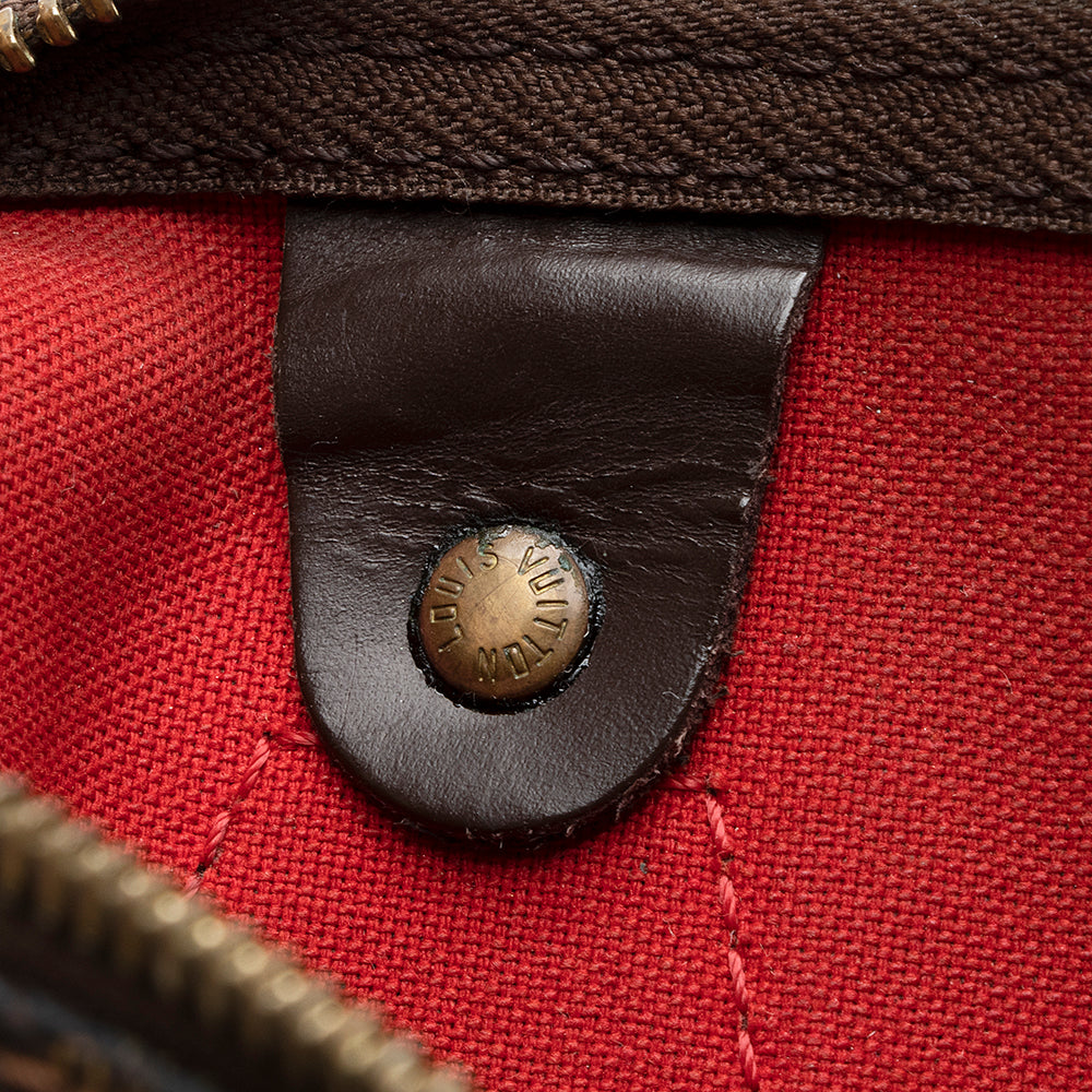 Louis Vuitton Damier Ebene Speedy 25 Satchel (SHF-22073)