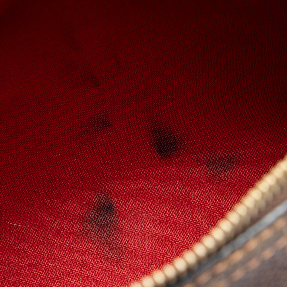 Louis Vuitton Damier Ebene Speedy 25 Satchel (SHF-22073)