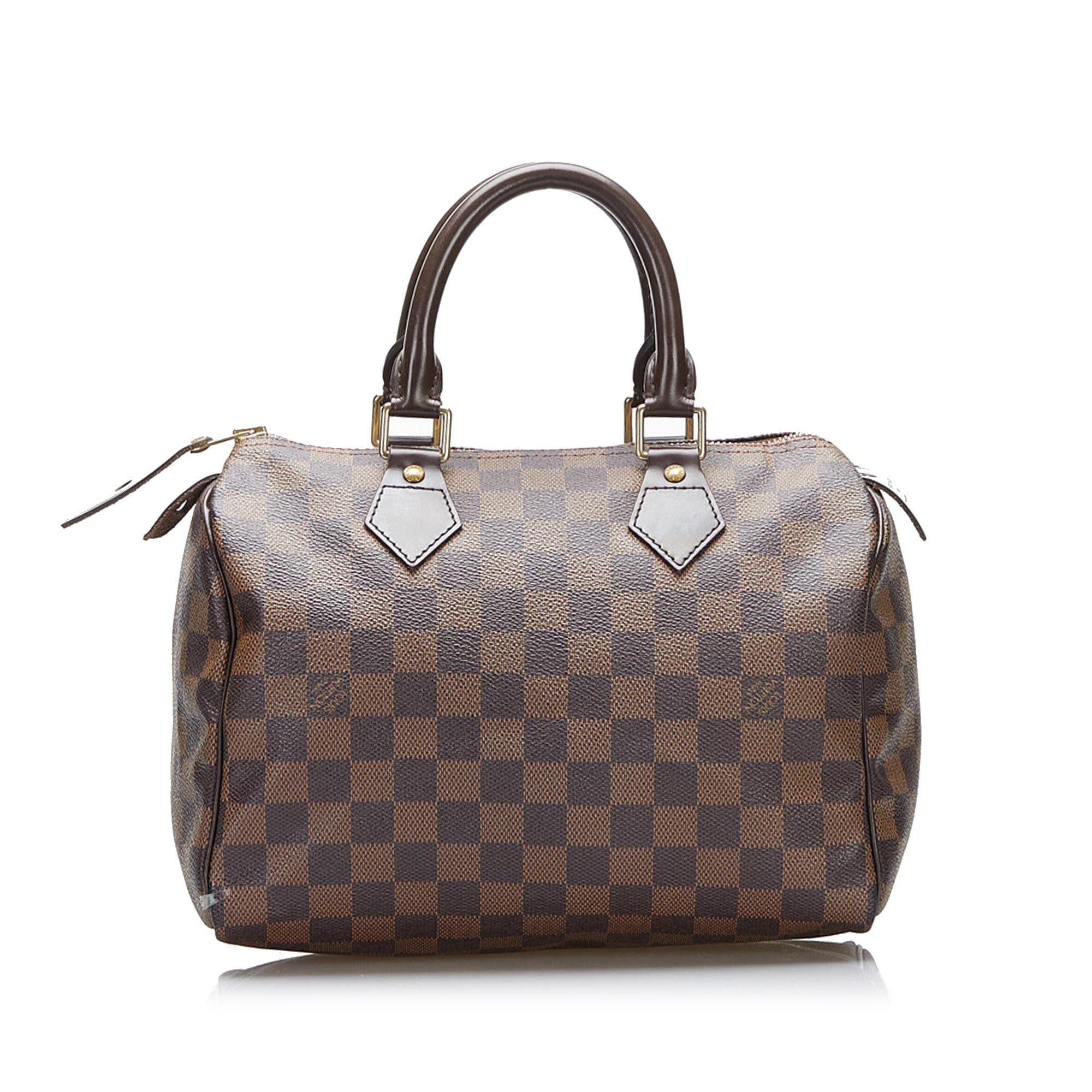 Louis Vuitton Damier Ebene Speedy 25 (SHG-wuTgrY)