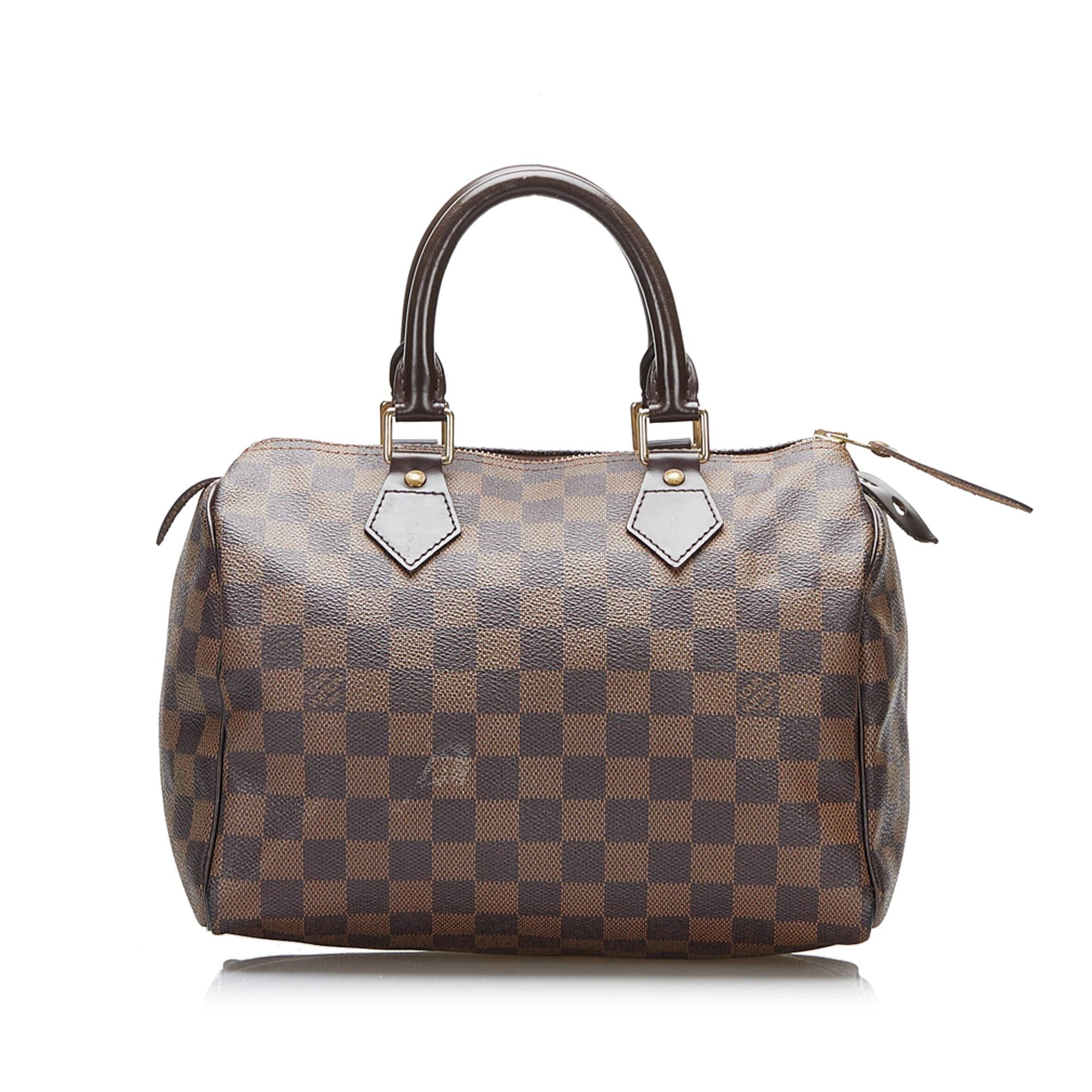 Louis Vuitton Damier Ebene Speedy 25 (SHG-wuTgrY)