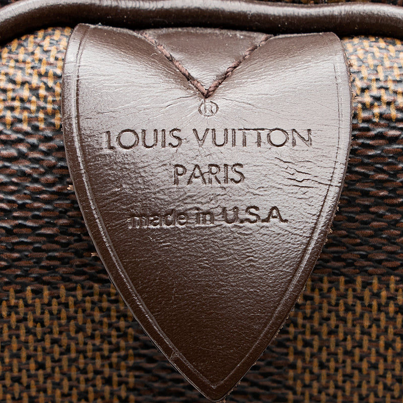 Louis Vuitton Damier Ebene Speedy 30 Satchel (SHF-20222)