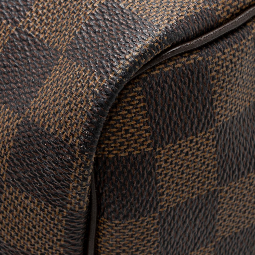 Louis Vuitton Damier Ebene Speedy 35 Satchel (SHF-18312)