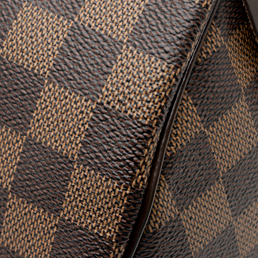 Louis Vuitton Damier Ebene Speedy 35 Satchel (SHF-20582)