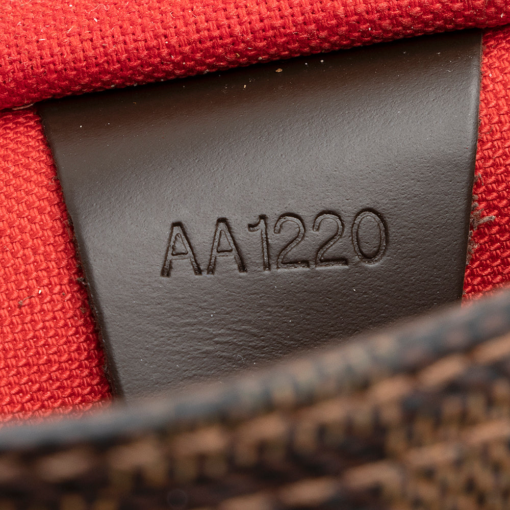 Louis Vuitton Damier Ebene Speedy Bandouliere 25 Satchel (SHF-20767)