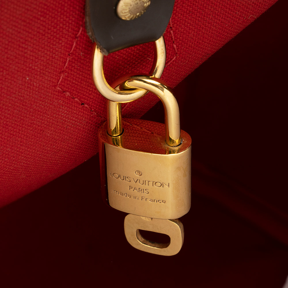 Louis Vuitton Damier Ebene Speedy Bandouliere 30 Satchel (SHF-20725)