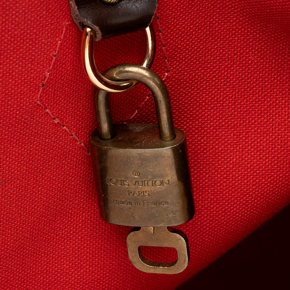 Louis Vuitton Damier Ebene Speedy Bandouliere 35 Satchel (SHF-20751)