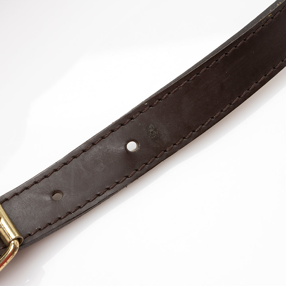 Louis Vuitton Damier Ebene Speedy Bandouliere 35 Satchel (SHF-20751)