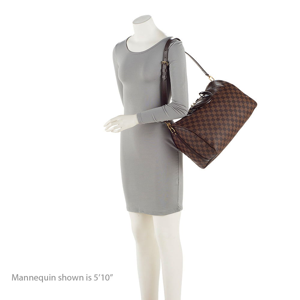 Louis Vuitton Damier Ebene Speedy Bandouliere 35 Satchel (SHF-20751)