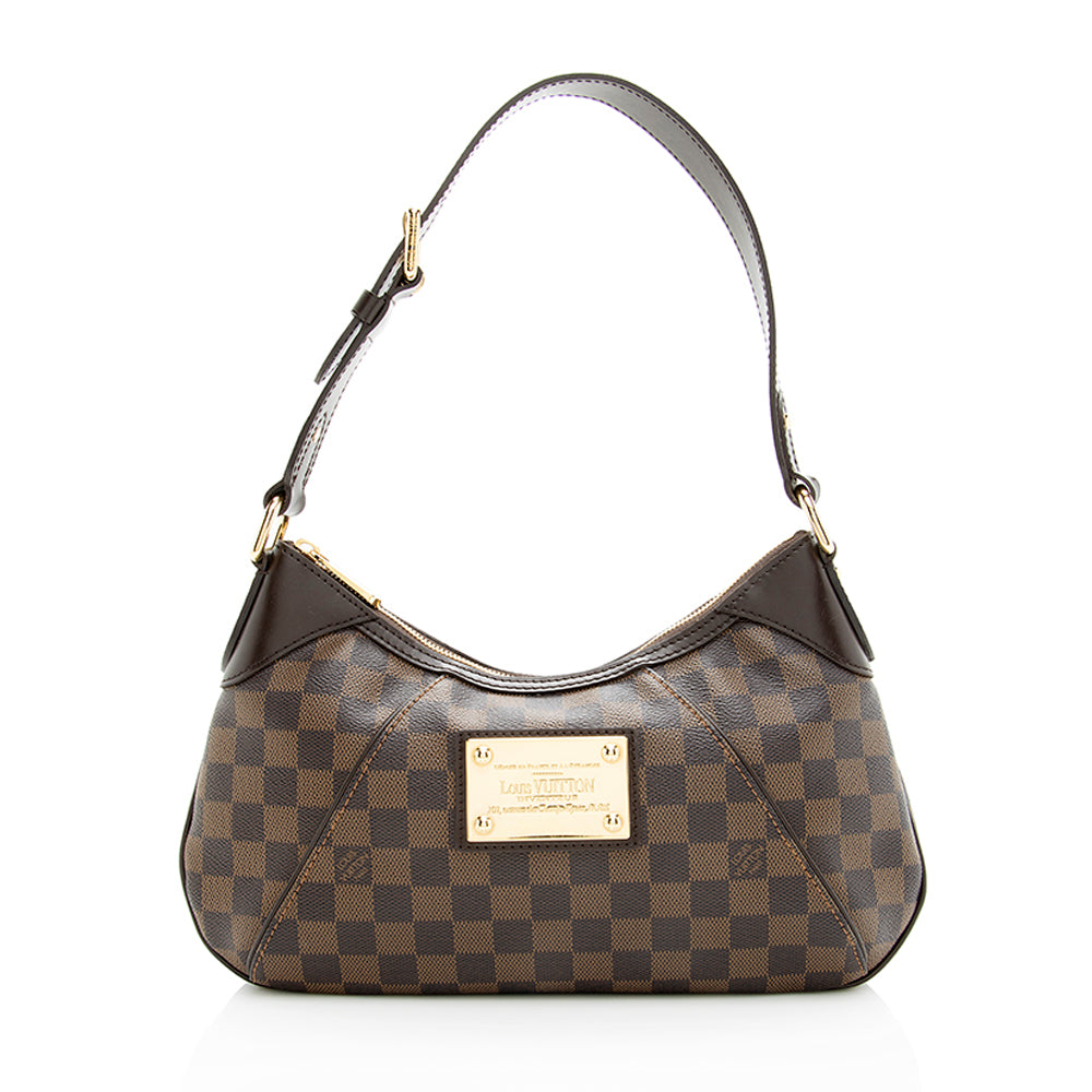Louis Vuitton Damier Ebene Thames PM Shoulder Bag (SHF-18905)